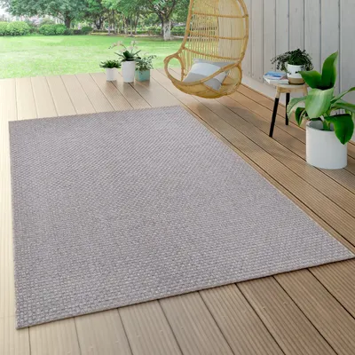 Immagine prodotto di Tappeto da esterno resistente alle intemperie Balcone Cucina Sisal Motivo boho Tinta unita Dimensioni 120x170 cm