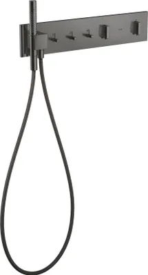 Produktbild von AXOR ShowerComposition Thermostatmodul 540/110 Unterputz für 3 Verbraucher, Polished Black Chrome