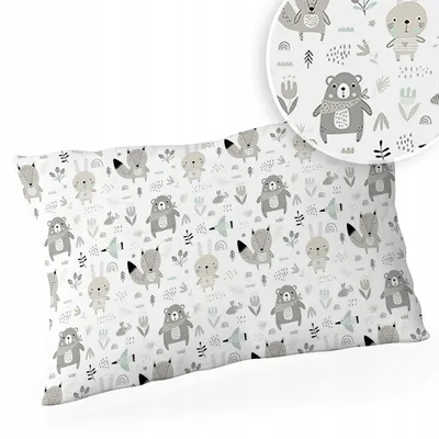 Produktbild von Kinder Kopfkissen 40x60 cm – Kleinkind Kissen – Antiallergisch – 100% Baumwolle