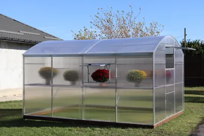 Produktbild von Ultra Starkes Gewächshaus 3x6M mit 6MM "Bruno" polycarbonat – Deine Ganzjahres-Lösung für üppige Ernten!