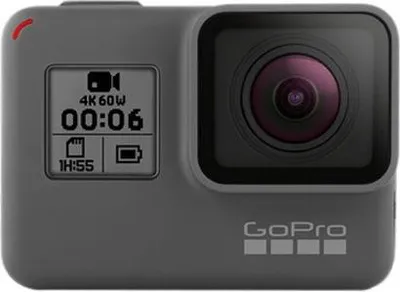 Produktbild von Gopro HERO 6 Black 12 Megapixel 4K-Action-Kamera, 5,08 cm (2 Zoll) Display, CMOS-Sensor, HDMI, WLAN, GPS, Speicherkarte, Smartphone-Steuerung
