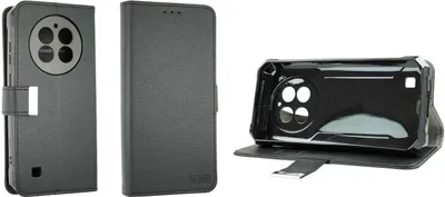 Obrázok produktu pre caseroxx puzdro na mobilný telefón kompatibilné s Oukitel WP28 Knižková taška Wallet Case v čierna