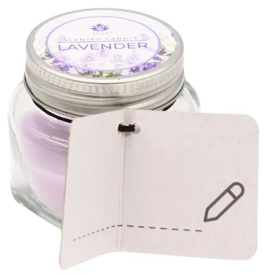 Image de ARÔME Bougie avec vœu 28 g, lavande
