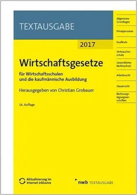 Immagine prodotto di Wirtschaftsgesetze für Wirtschaftsschulen und die kaufmännische Ausbildung