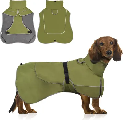 Produktbild von Wasserdichte Hundejacke, reflektierende Hundejacke mit verstellbarem Verschluss für alle Jahreszeiten, bequemer Schutz für Ihren Hund, sowohl drinnen als auch draußen