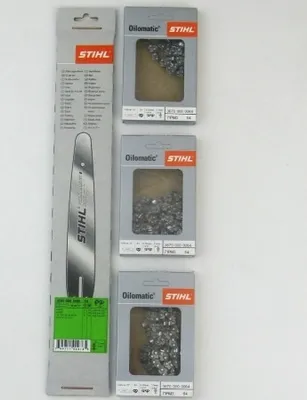 Produktbild von STIHL 3005 008 3405 Führungsschiene 30cm 1/4'1,1mm+3xStihl Sägekette 3,71 PM3 -1/4'- 1,1 mm- 64 T  Stihl