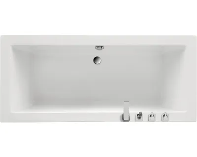 Produktbild von OTTOFOND Badewanne Matrix 90 x 190 cm weiß glatt glänzend 863301