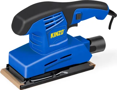 Produktbild von Kinzo Schleifmaschine - 230V - Blau - Holzbearbeitung - Exzenterschleifer