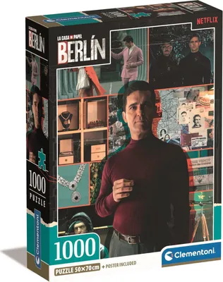 Immagine prodotto di Clementoni Puzzle da 1000 pezzi Netflix Berlin: compatto ed ecologico