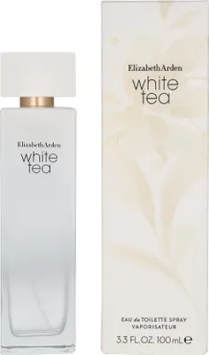 Produktbild von Elizabeth Arden White Tea, Frauen, 100 ml, Nicht nachfüllbare Flasche, Muskatellersalbei, Mandarine, Marine, Iris, Tee, Mate, Rose, Moschus, Ambrette, Tonka-Bohne, Holz