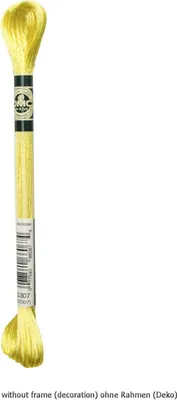 Immagine prodotto di Filato da ricamo DMC Mouline Satin 1008F -307, 6 fili, 8 m