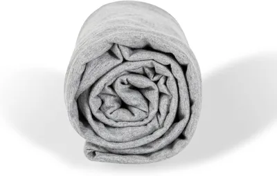 Immagine prodotto di Copertura in jersey di cotone per cuscini a forma di C, traspirante, 1 pezzo, ideale per la gravidanza