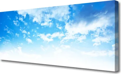 Produktbild von Tulup Leinwand-Bilder 125x50 Wandbild Canvas Kunstdruck Himmel Landschaft