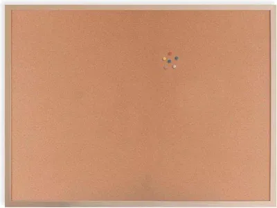 Produktbild von Famanu Kork Pinnwand 60 x 80 cm - Ideal für Zuhause oder Büro