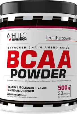 Produktbild von HI TEC Nutrition BCAA Powder - 500g Mango- Melon