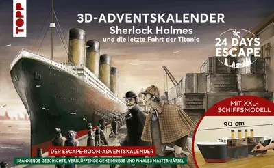 Produktbild von Müller, M: 24 DAYS ESCAPE 3D-Adventskalender - Sherlock Holm