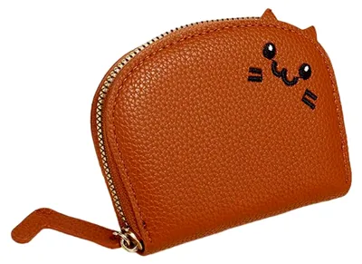 Produktbild von Elegante Damen Geldbörse mit Reißverschluss Kompakte Kreditkartenhalter Brieftasche für Alltag Freizeit
