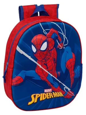 Immagine prodotto di Zaino Safta Spider-Man 3D, 8,64 litri, colore blu, per bambini, taglia unica