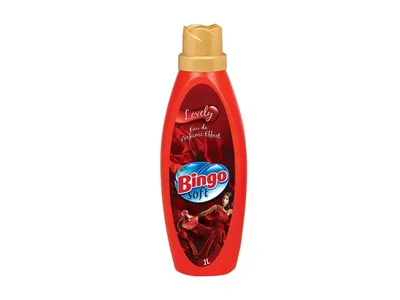 Produktbild von Bingo Soft Lovely Weichspüler – 1 L konzentriert – r Duft & spürbare Weichheit – Für bis zu 30 Wäschen