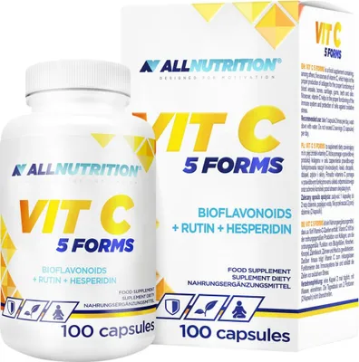 Productafbeelding van Allnutrition VIT C, 5 verschillende vormen, 100 capsules