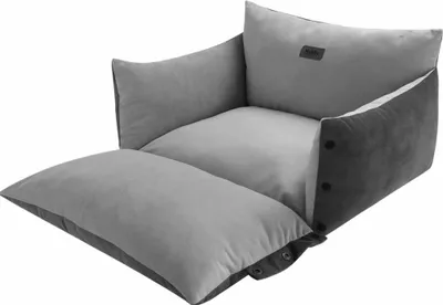 Produktbild von Nobby Komfort Bett 2 in 1 "ALIN" grau 50 x 42 x 18 + 7