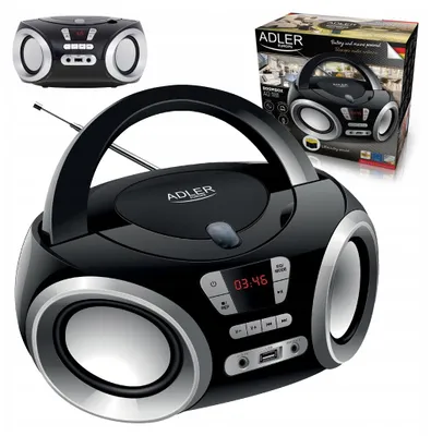 Zdjęcie produktu dla Adler | Ad 1181 | Cd Boombox | Głośniki | Łączność Usb