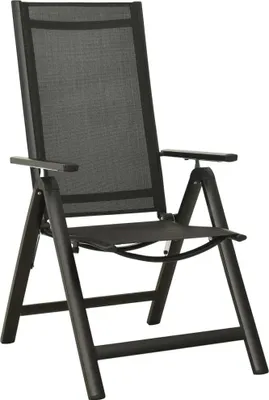 Zdjęcie produktu dla VidaXL 312188, Taras, Aluminium, Tkanina, Czarny, 560 mm, 1100 mm, 1090 mm