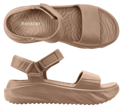 Productafbeelding van Holster CloudNine - Vegan Flatform Sandaal Dames - Waterproof & Wasbaar - Podologisch Goedgekeurd