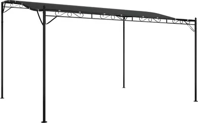 Obrázok produktu pre vidaXL markíza antracitová 4x3 m 180 g/m² látka a oceľ