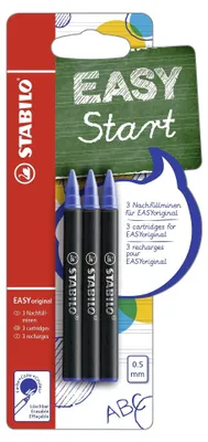 Immagine prodotto di STABILO EASYoriginal pen refill medio 0,5mm / 3 pz blu in blister