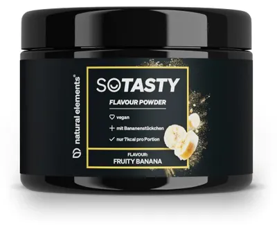 Produktbild von SoTasty Geschmackspulver - 200 g Pulver_für 67 Portionen / Fruity Banana