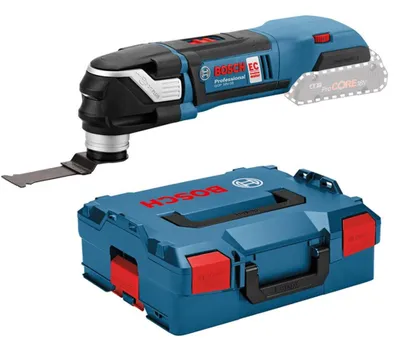 Obrázok produktu pre Bosch GOP 18V-28 Professional, 8000 ot/min, 20000 ot/min, 1,4°, Čierna, Modrá, Červená, 3,4 m/s², 8,6 m/s²