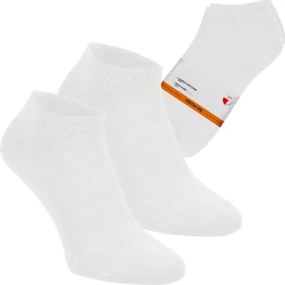 Produktbild von Baumwollsocken 4 Paar 39-44 Damenfusssocken Herrenfusssocken Weiss