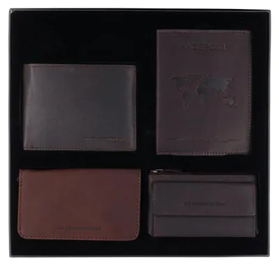 Immagine prodotto di The Chesterfield Brand Pelle portafoglio Gift Set Leather Men's Brown marrone