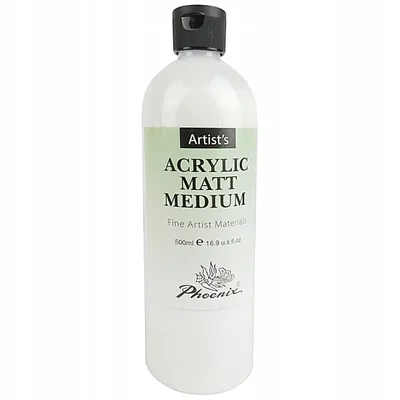 Zdjęcie produktu dla Medium matowe do akryli Phoenix 500 ml AMM