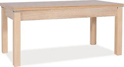 Immagine prodotto di Tavolino da salotto Tavolo Kleopatra 124-164x64x59cm rovere Sonoma allungabile