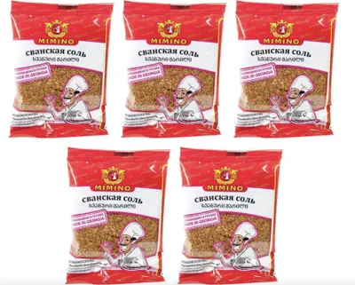 Produktbild von Swanetisches Gewürzsalz aus Georgien, 5er Pack Gewürzmischung (5x 80g)
