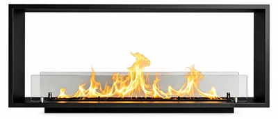 Immagine prodotto di Camino a bioetanolo da incasso bifacciale biocamino 2 lati 120x50 VENERE120 TOPLINE