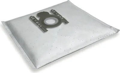 A single vacuum cleaner bag is shown on a white background.