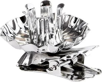Produktbild von BRUBAKER 40er Pack Baumkerzenhalter für Weihnachtsbaum - Vintage Kerzenhalter Silber - Traditionelle Kerzenzwicker mit Clip