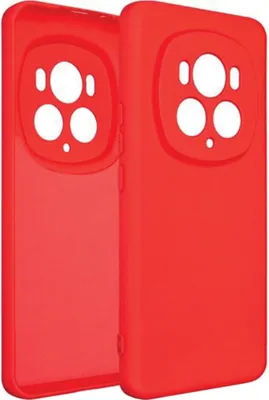 Produktbild von Beline Silikonhülle Honor Magic6 Pro Rot/Rot