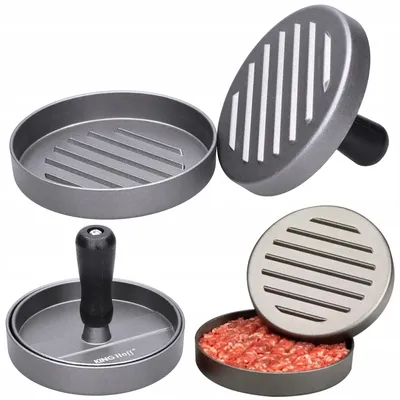 Produktbild von Kinghoff Hamburgerform | Grillkotelettpresse | Presse Mit 12 Cm Durchmesser