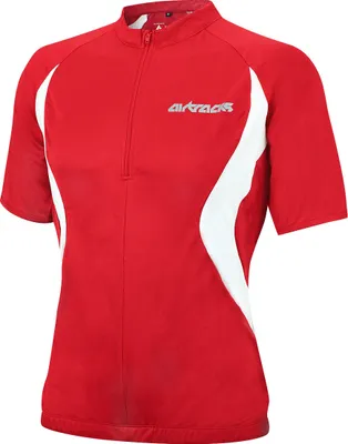 Produktbild von Airtracks Fahrradtrikot Kurzarm Team S rot