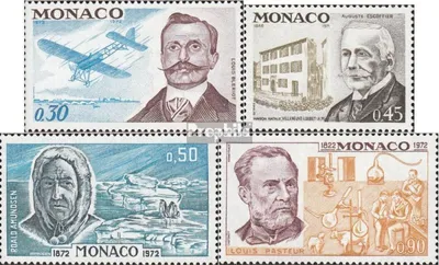 Produktbild von Briefmarken Monaco 1972 Mi 1057-1060 (kompl.Ausg.) postfrisch Bleriot