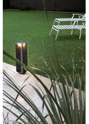 Image de Lampe à culot LED BU-OH 56cm IP65 gris foncé
