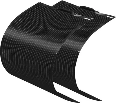 Obrázek produktu pro Flexibilní solární panel – 200 W, 12 V – monokrystalický, lehký – vhodný pro lodě a karavany