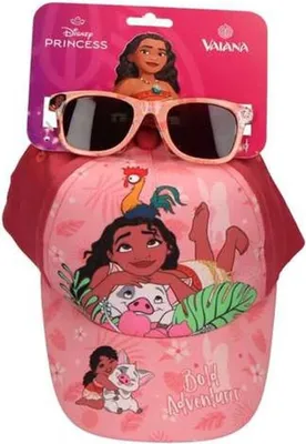 Zdjęcie produktu dla Czapka i okulary przeciwsłoneczne Vaiana Rosa