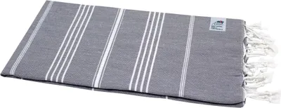Produktbild von Hamamtuch für Sauna & Wellness 100x180 cm "Sultan" anthrazit