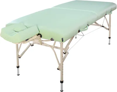 Productafbeelding van Mobiel massagebed, 28 inch, opvouwbaar, lichtgewicht aluminium, ideaal voor transport, geschikt voor praktijken, wellnesscentra, en als draagbare schoonheidstafel voor massages