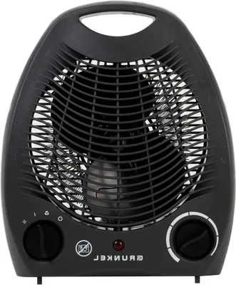 Productafbeelding van Badkamer Verwarming - Compacte Kachel - Snelle Warmte - Energiezuinig - 2000 W - Zwart
